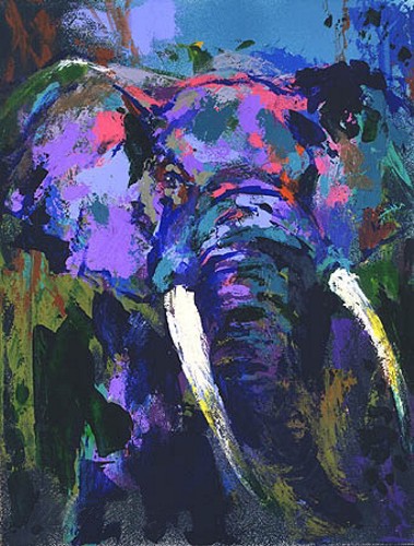 Leroy Neiman - Portrait of the Elephant