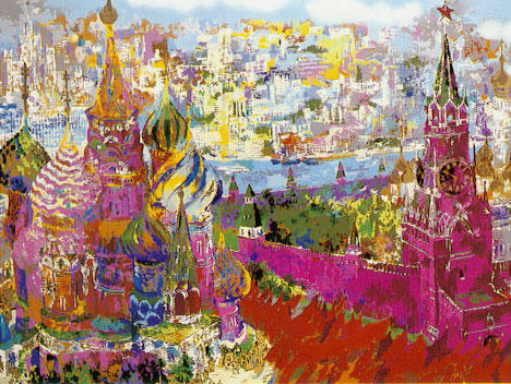 Leroy Neiman - Red Square Panorama
