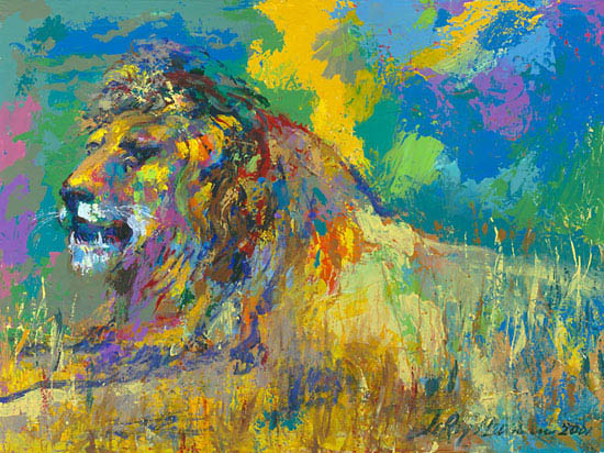 Leroy Neiman - Resting Lion
